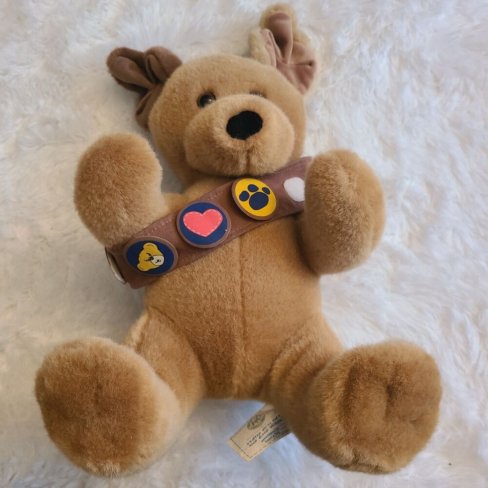 Build A Bear Dog Plush Brown Sugar Puppy Floppy Ears Retired Stuffed Animal BAB
